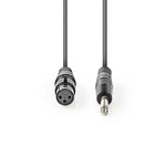 Cavo Audio XLR non Bilanciato Femmina a 3 Pin XLR-Maschio da 6,35mm 1.5m  COTH15120GY15 5412810295395 ND4564