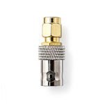 Adattatore SMA maschio a BNC femmina oro in metallo