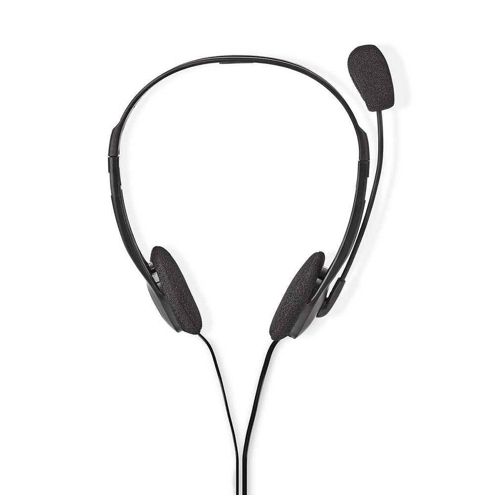 Cuffia per PC Ad archetto 2 connettori da 3,5mm 2m CHST100BK 5412810274130 ND4896