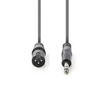 Cavo Audio XLR Bilanciato Maschio a 3 Pin XLR-Maschio da 6,35mm 1.5m COTH15100GY15 5412810295722 ND4986