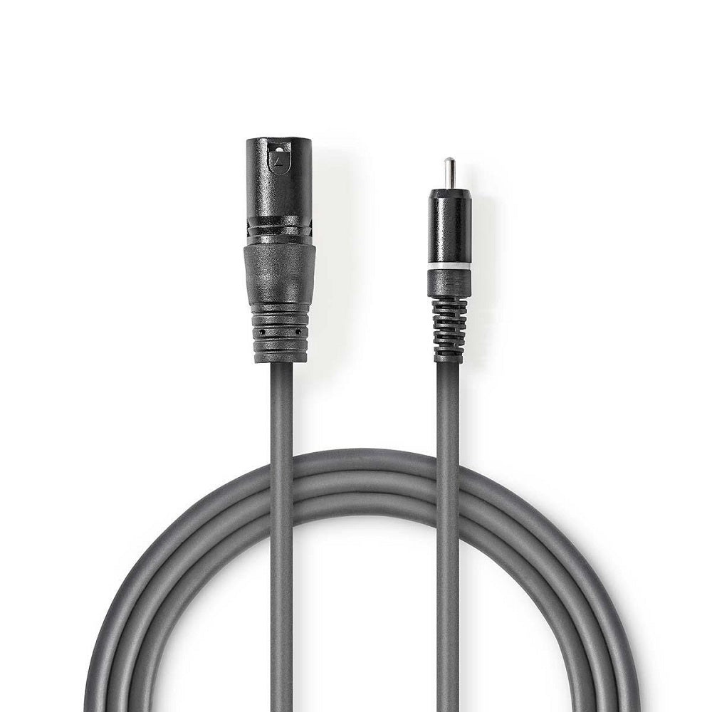 Cavo audio XLR maschio a 3 pin XLR maschio RCA 3m