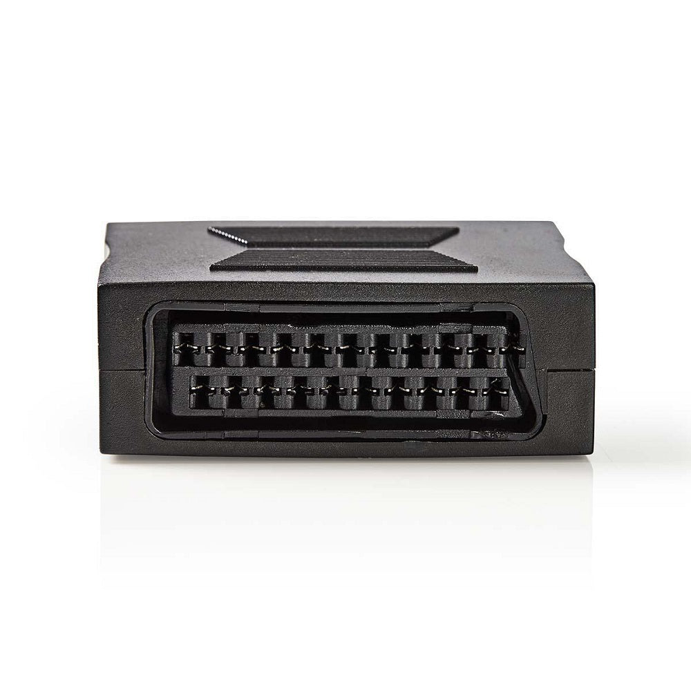 Adattatore SCART femmina a SCART femmina nero