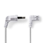 Cavo di alimentazione Spina Euro IEC-320-C7 3m bianco