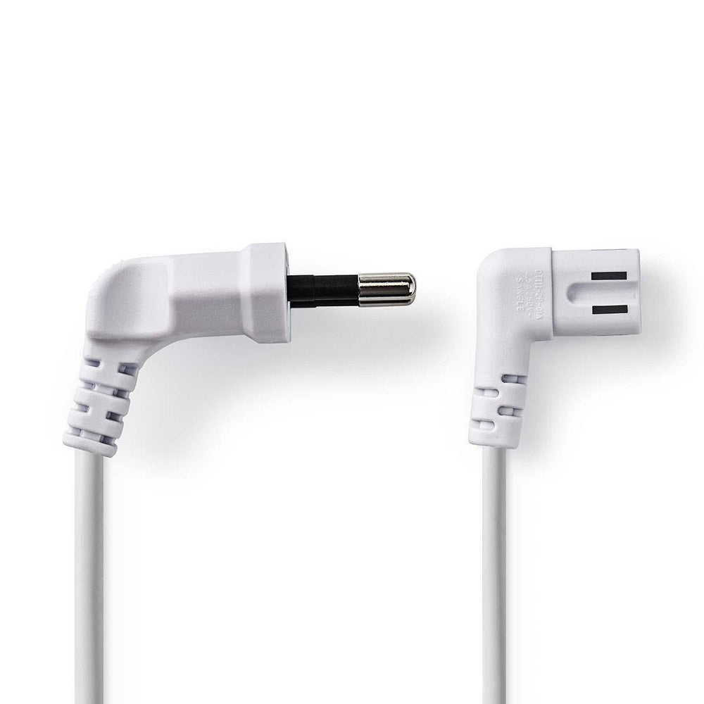 Cavo di alimentazione Spina Euro IEC-320-C7 3m bianco
