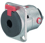 Connettore stereo 6.35mm femmina metallo argento Neutrik