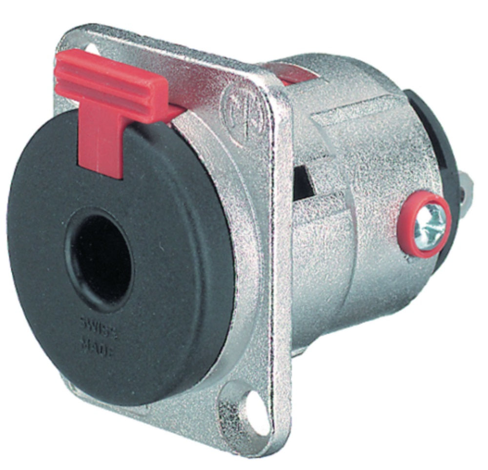 Connettore stereo 6.35mm femmina metallo argento Neutrik