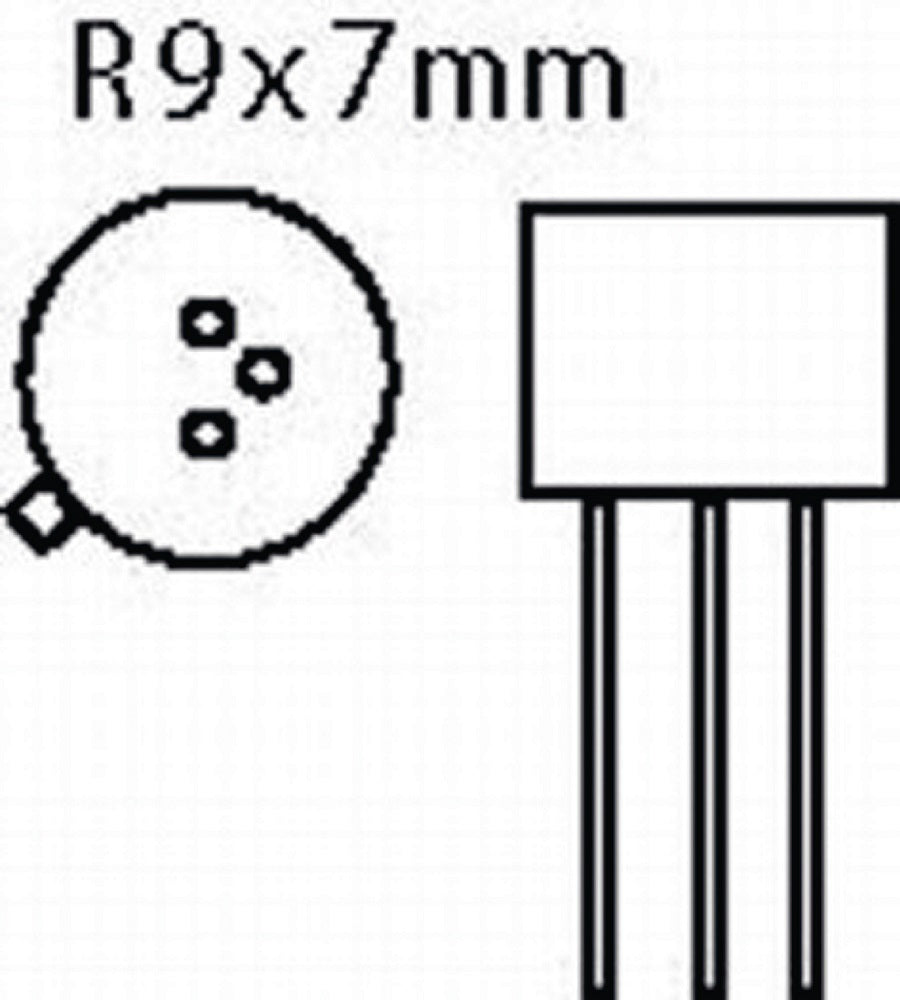 Transistor SI-N 100 VDC 1 a 0.75 50MHz 5412810202560 BC141-16-MBR ND6410