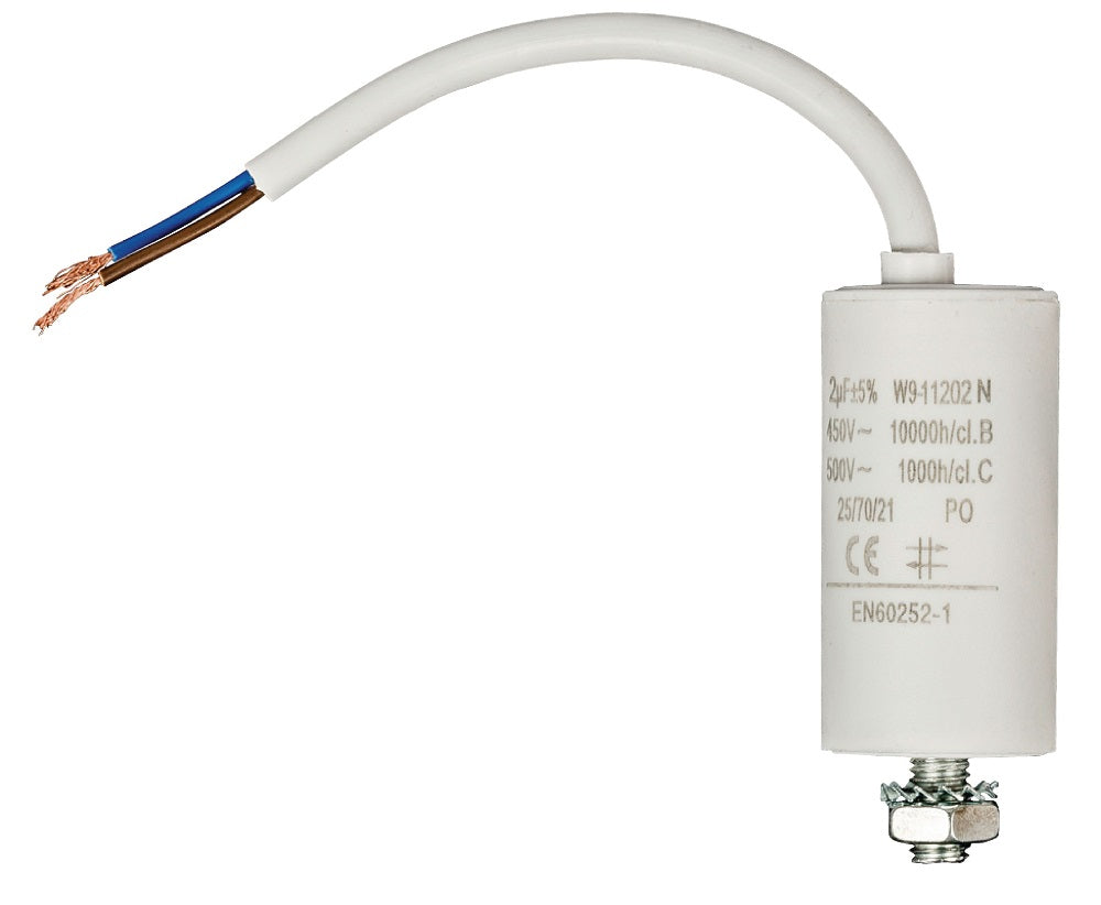 Condensatore 2.0uF 450V con cavo 90mm Fixapart