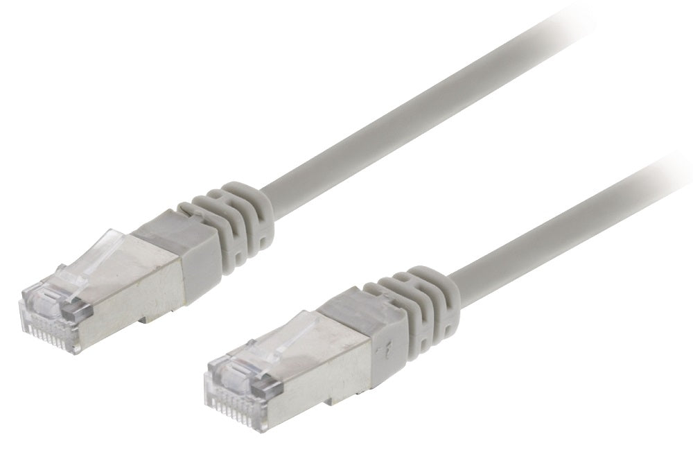 Cavo di rete CAT5e F/UTP RJ45 Maschio 2m Grigio