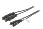 Cavo stereo 2x XLR 3-Pin femmina a 2x RCA maschio 3m
