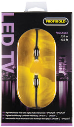 Cavo Audio Digitale Toslink Maschio 2m Antracite PROL5602 8717587052040 ND8067