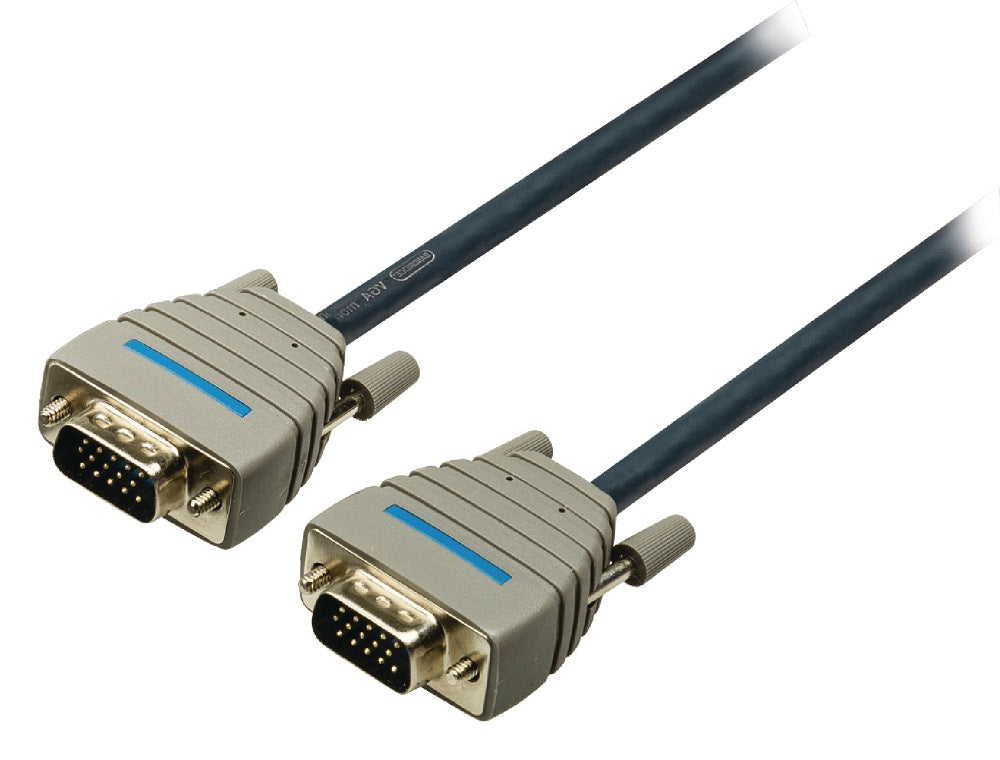 Cavo VGA maschio 5m blu