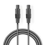 Cavo altoparlante 1,5 mm² maschio a 2 pin 5 metri