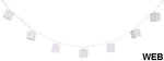 Light String Rettangolari/Quadrati 10 LED 2.1 m HQLEDSLSQRCOT 5412810236930 ND9610