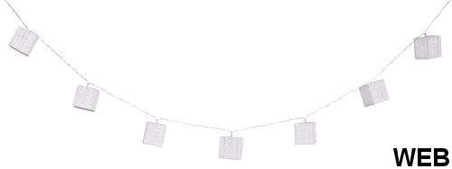 Light String Rettangolari/Quadrati 10 LED 2.1 m HQLEDSLSQRCOT 5412810236930 ND9610