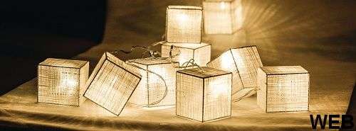 Light String Rettangolari/Quadrati 10 LED 2.1 m luce calda