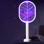 Trappola zanzare USB con luce viola e base 42x18 cm