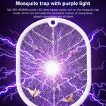 Trappola zanzare USB con luce viola e base 42x18 cm