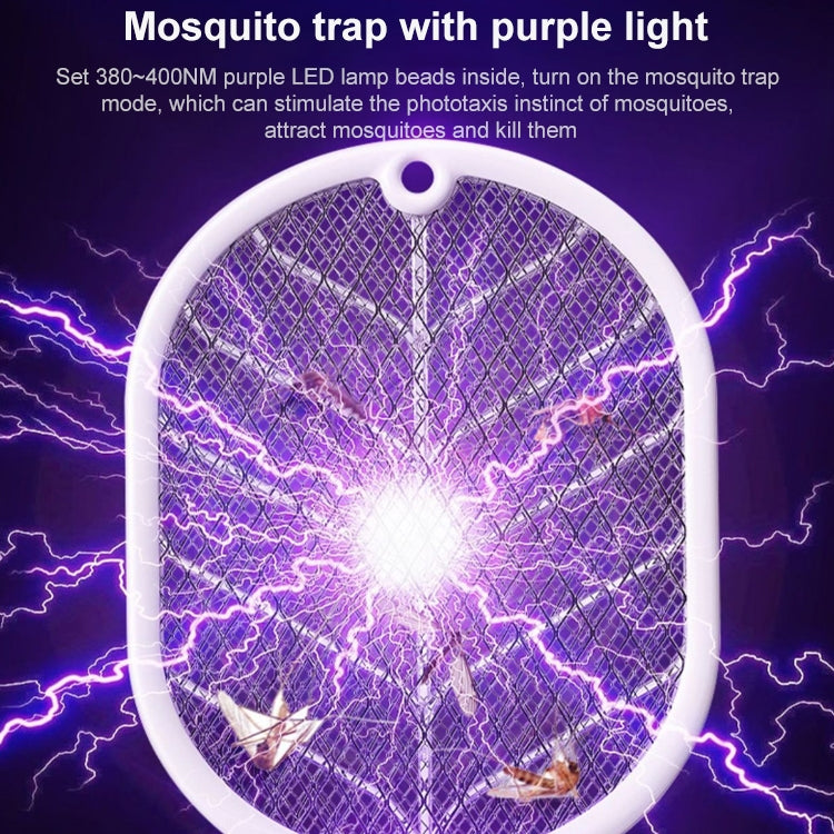 Trappola zanzare USB con luce viola e base 42x18 cm