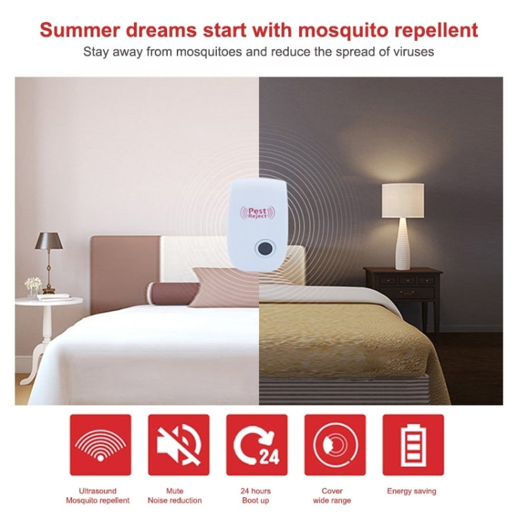 Repellente elettronico ad ultrasuoni 6 in 1 per parassiti