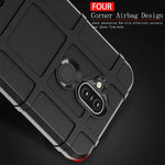 Custodia silicone copertura totale per Nokia 8.1 X7