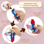 Coltello da carota luminoso in silicone giocattolo decompressione