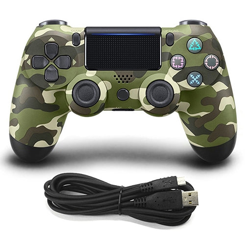 Controller di gioco cablato per Sony PS4 camo verde