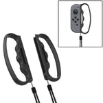 Impugnatura piccola per Switch Joy-Con con cinturino nero e rosso