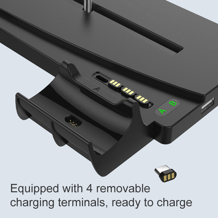 Base verticale con caricatore per controller PS5 DualSense