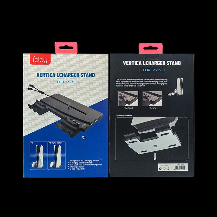 Base verticale con caricatore per controller PS5 DualSense