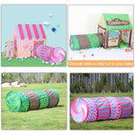 Tenda da gioco per bambini con passaggio 100x70x110 cm