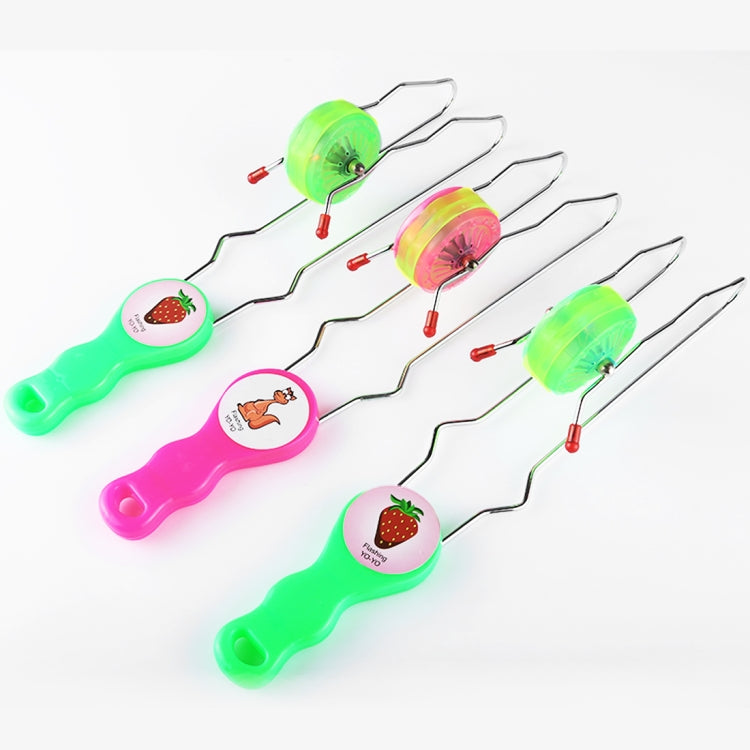 Set 3 sfere Yoyo con luce flash colorata