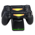 Dock di ricarica Dual con LED per controller PS4 Pro e Slim