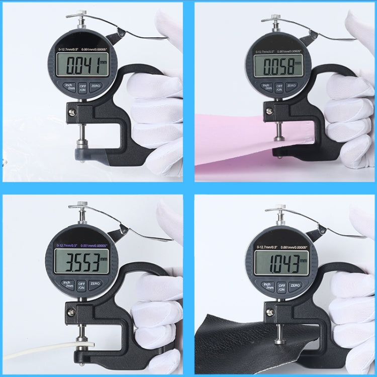 Calibro digitale per spessore 0-25 mm con display LCD - immagine 11