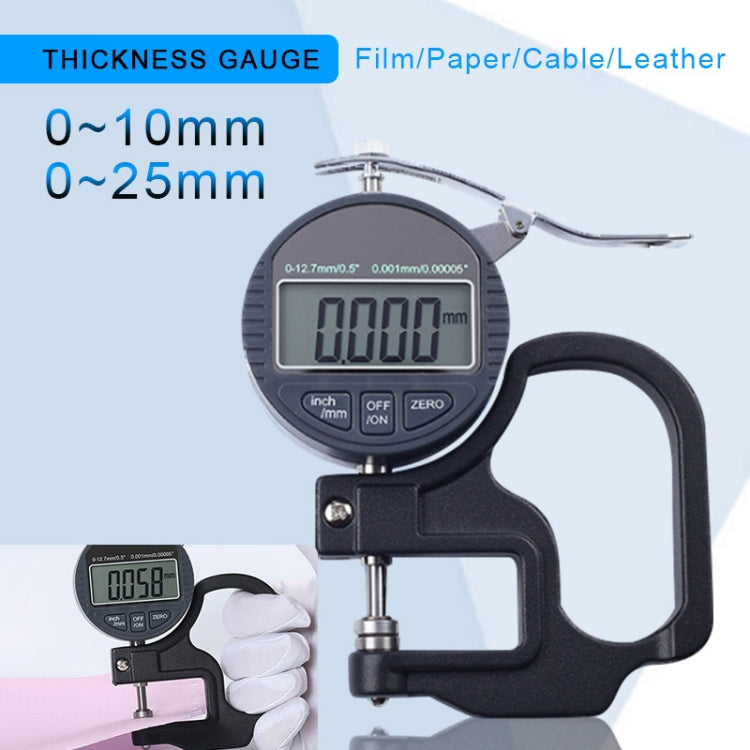 Calibro digitale per spessore 0-25 mm con display LCD - immagine 6