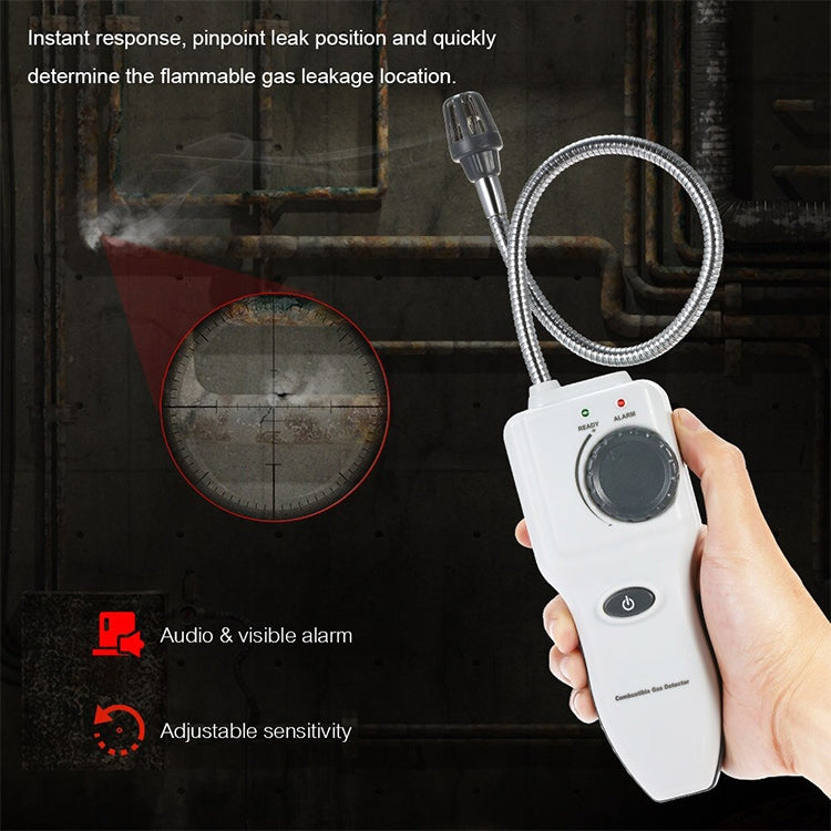Rilevatore portatile di gas combustibile GM8800B con collo d’oca - immagine 9