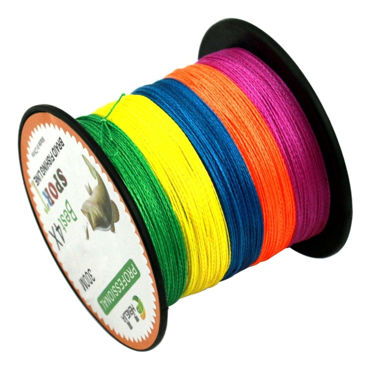 Lenza da pesca trecciata PE 0,37 mm 50 lb, 300 m
