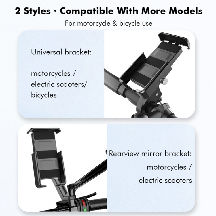 Supporto cellulare da ciclismo con rotazione a 360°