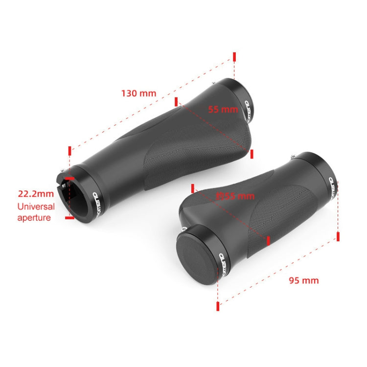 Coperture ergonomiche in gomma per impugnature bici 130mm