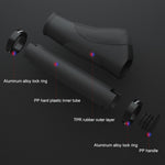 Coperture ergonomiche in gomma per impugnature bici 130mm