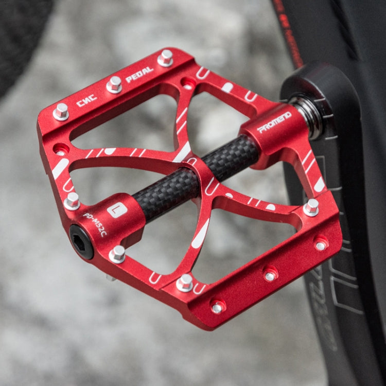 Pedali bicicletta PD-M52C in alluminio e fibra di carbonio - immagine 9