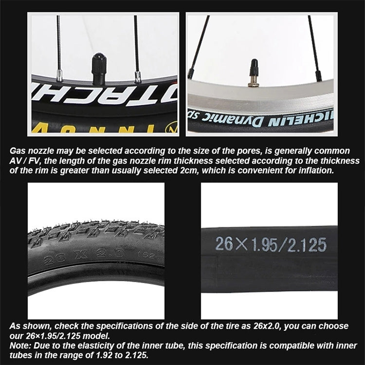 Camera d'aria butilica 29 x 1,95 per mountain bike FV 48mm