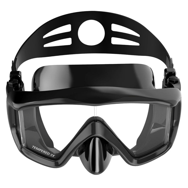 Maschera subacquea in silicone con lente in vetro temperato
