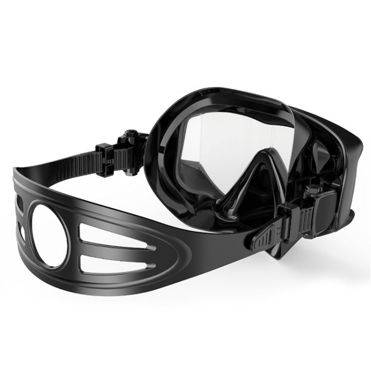 Maschera subacquea in silicone con lente in vetro temperato