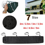 Tenda a rullo retrattile impermeabile 4 m tessuto Oxford