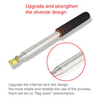 Bastone telescopico 2,5m in acciaio inox con manico spugna