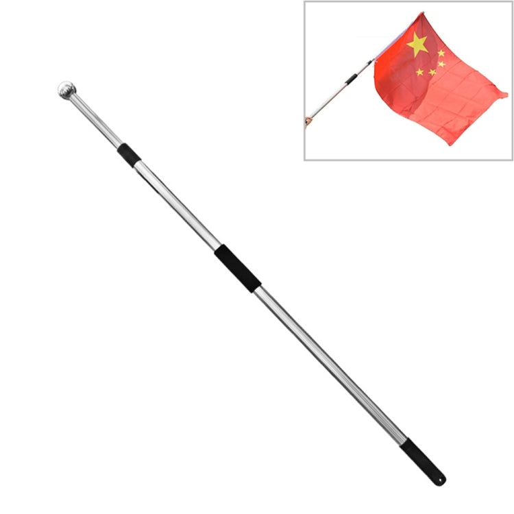 Bastone telescopico 3m in acciaio inox con 3 nodi