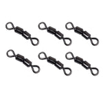 Connettori pesca doppio anello con girelle rotanti 100 pezzi
