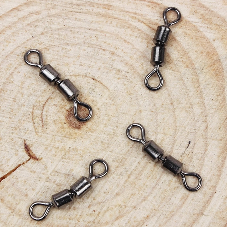 Connettori pesca doppio anello con girelle rotanti 100 pezzi