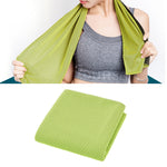 Set 2 asciugamani sportivi in microfibra 30x100 cm
